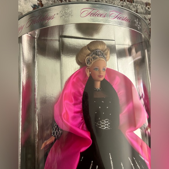 Mattel Special Edition Happy Holidays 1998 Barbie Doll Crystalline Gown - Picture 2 of 8